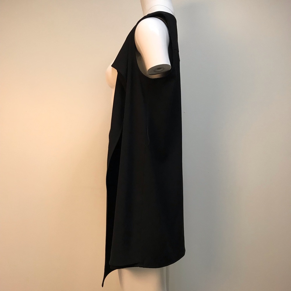 Zara Basic All Black Open Front Cardigan - image 3